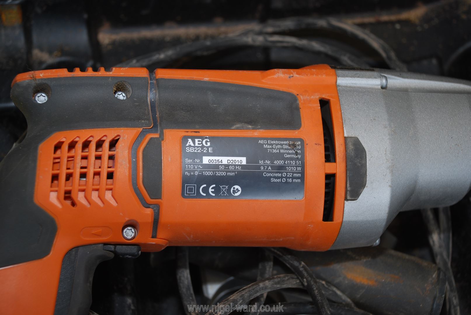 AEG 110v Drill, boxed, - Image 2 of 2