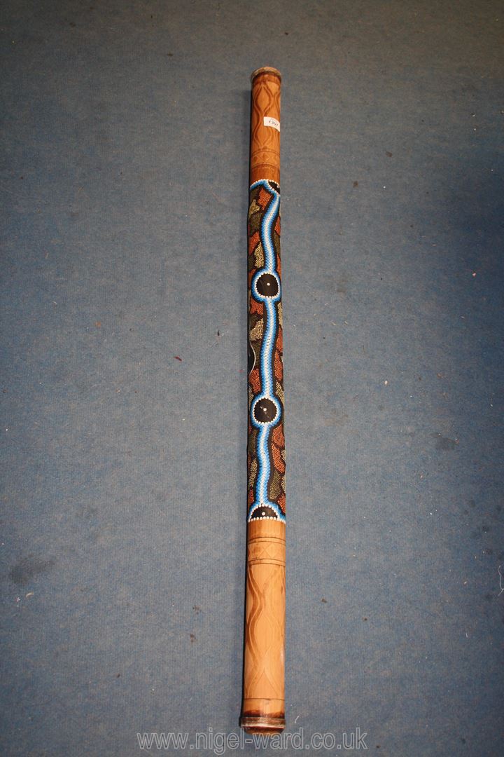 An Australian Aboriginal Didgeridoo. - Image 2 of 2