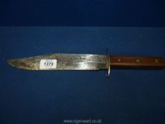 A Bowie knife.