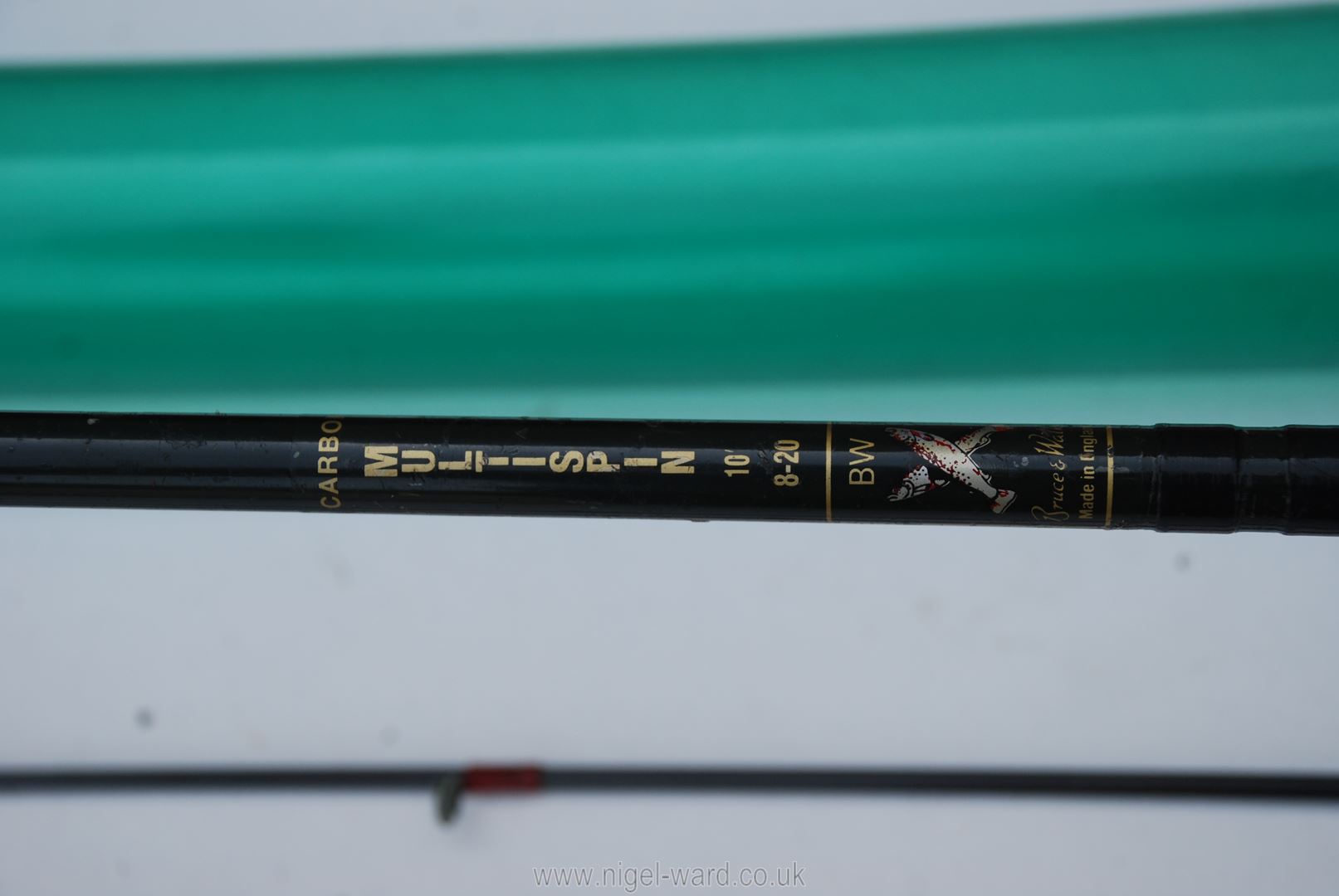 Two Fly Fishing Rods including 9'6'' trout rod by Denis Wrightston and a 'Bruce & Walker' multi - Image 3 of 3