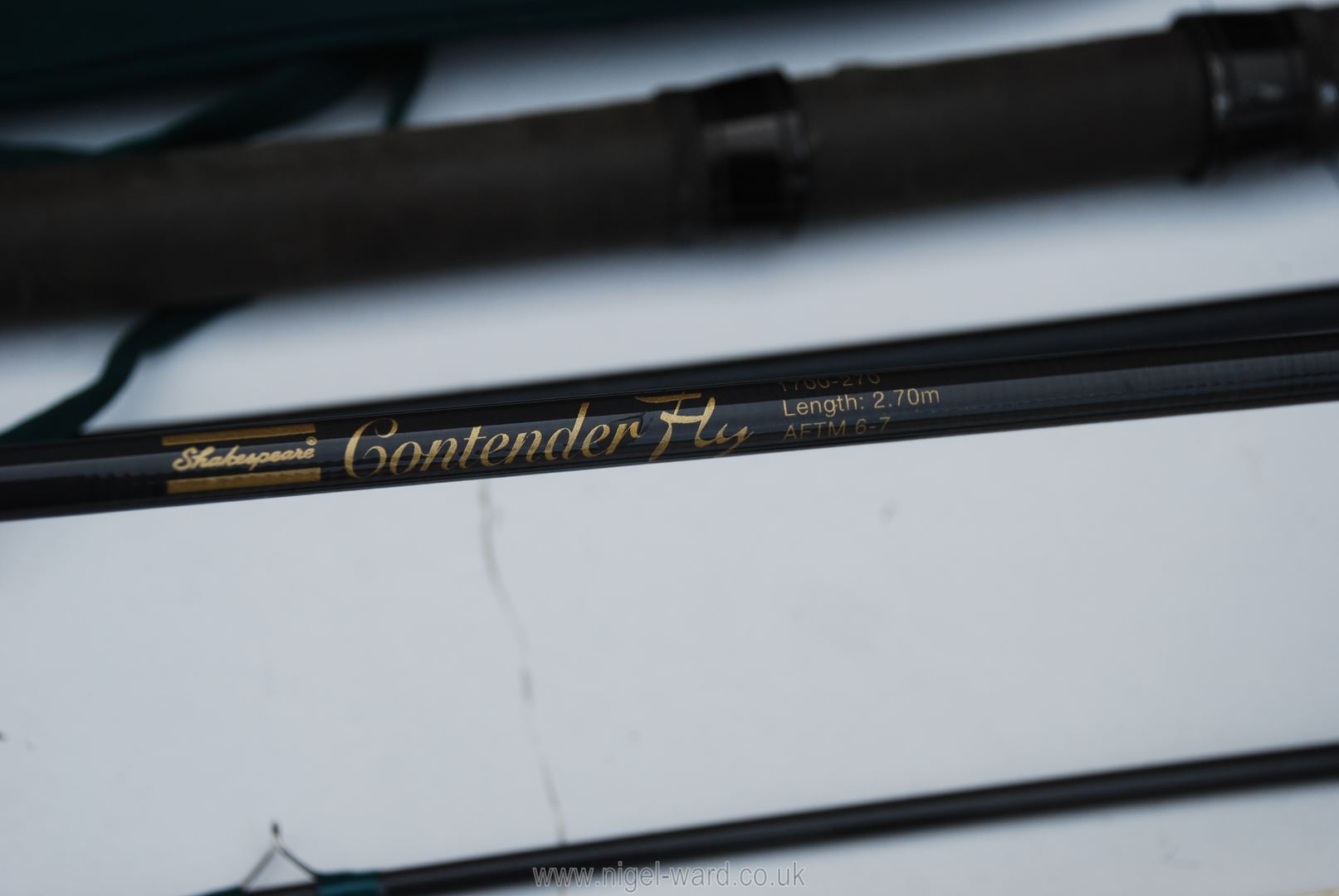 Three Fishing Rods including 'Silstar' 2.7 metre composite rod, 'Shakespeare Contender' 2. - Image 2 of 5