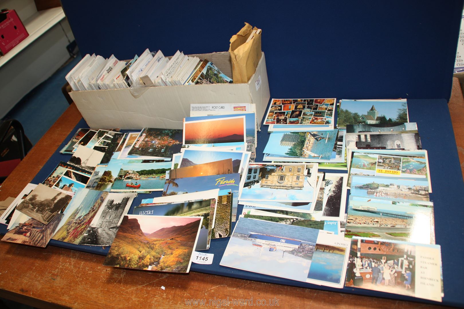A large quantity of Postcards to include Glencoe, Canada, Wales, Paris, etc. - Image 2 of 2