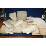 A quantity of Vellum Indentures mostly from George II & III some from the time of Queen Anne and