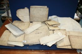 A quantity of Vellum Indentures mostly from George II & III some from the time of Queen Anne and