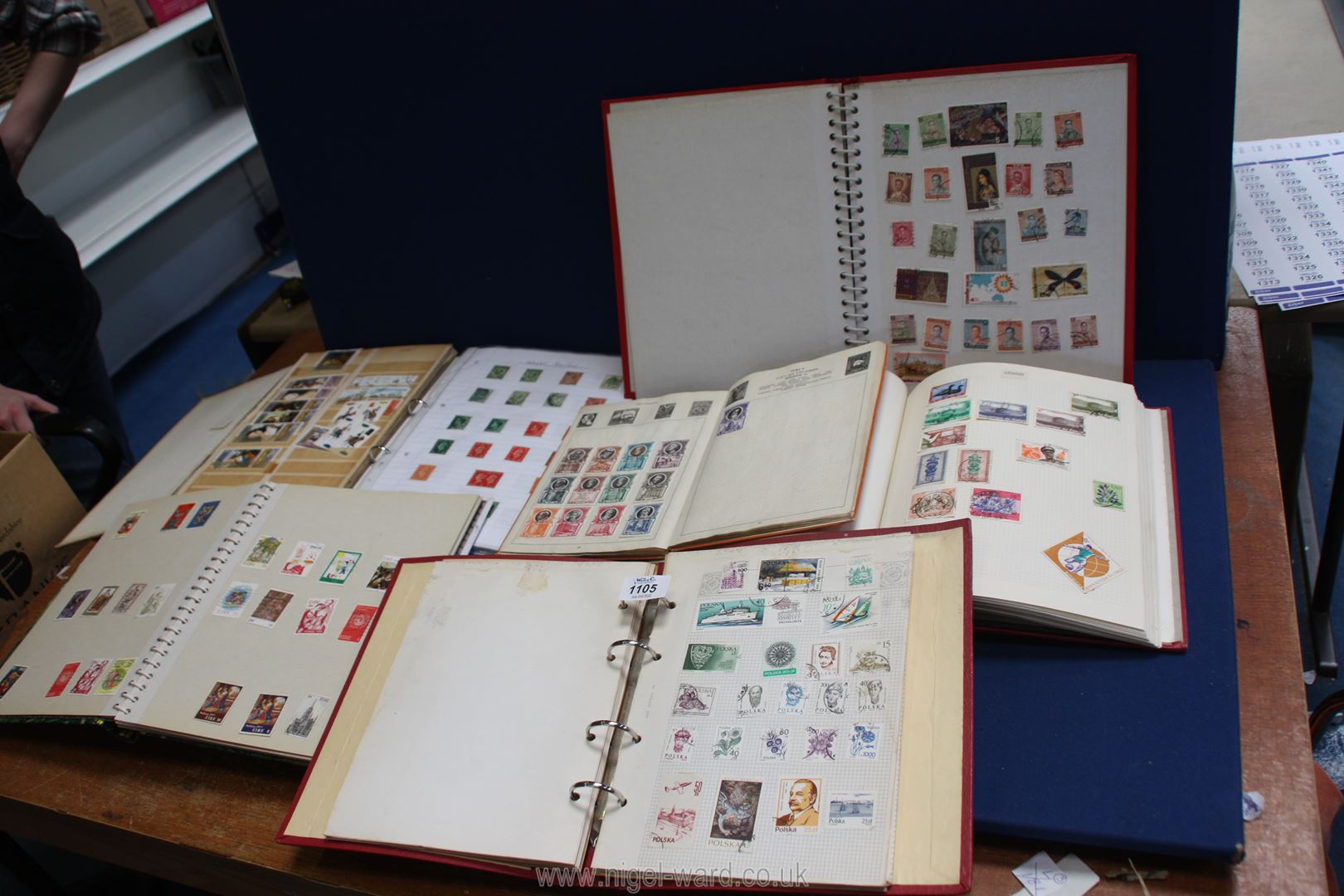 A quantity of Stamp Albums and stock books with a good quantity of foreign and English stamps - Image 2 of 2