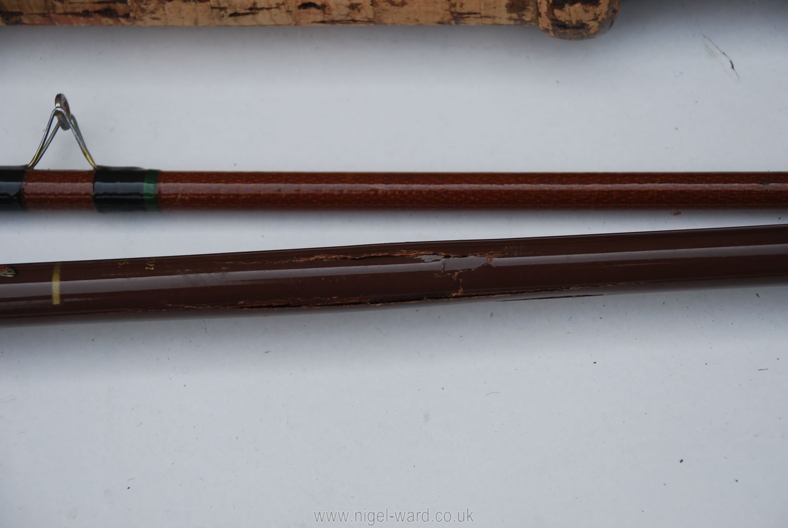 Two Fly Fishing Rods including Bruce & Walker 'Companion' 8'6'' rod (damaged to lower section near - Image 2 of 5