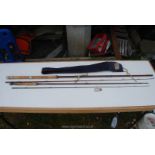 Two Fly Fishing Rods including Bruce & Walker 'Companion' 8'6'' rod (damaged to lower section near