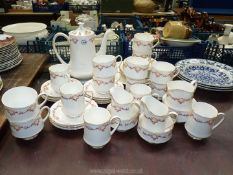 A good quantity of Royal Standard tea/coffee service including cups, saucers, plates, coffee pot,