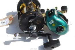Two Sea/Spinning Reels including a John Wilson 'WSS600 Six Shooter' and 'Linea EFFE GCT 2045'