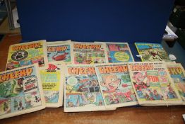 A small quantity of 'Cheeky' comics from the late seventies (twenty in total) and a Kung Fu annual.