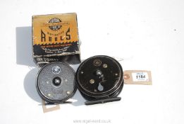 Two vintage Fly Fishing Reels including a J.W.