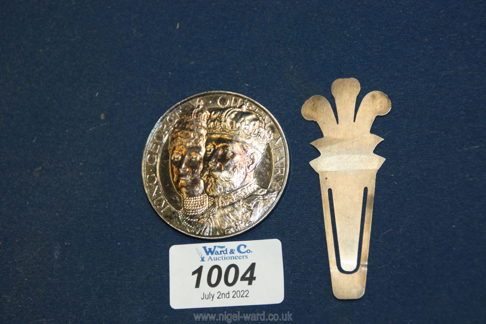 A Birmingham silver medallion, maker T & J.B. (T. & J. BRAGG Ltd. - Image 2 of 3