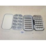 Two, as new metal Fly Fishing Fly Boxes,