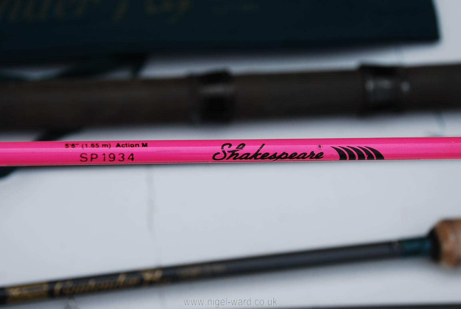 Three Fishing Rods including 'Silstar' 2.7 metre composite rod, 'Shakespeare Contender' 2. - Image 4 of 5