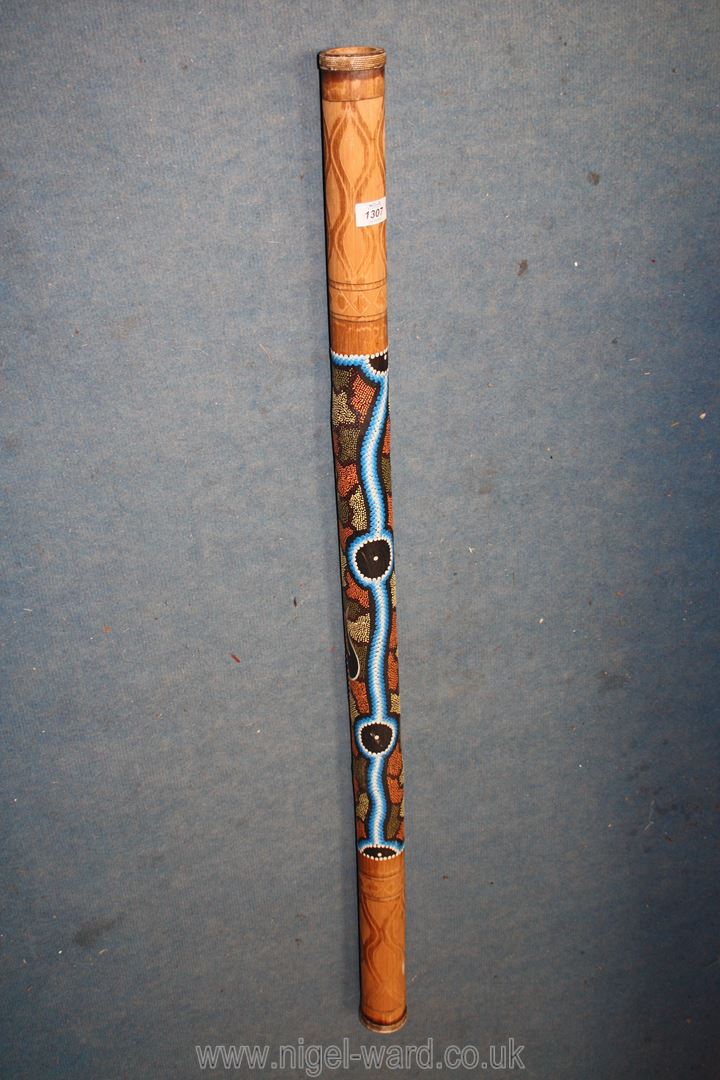 An Australian Aboriginal Didgeridoo.