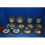 Twelve magical fairy tales from Old Russia cabinet plates, limited edition by Villeroy and Boch,
