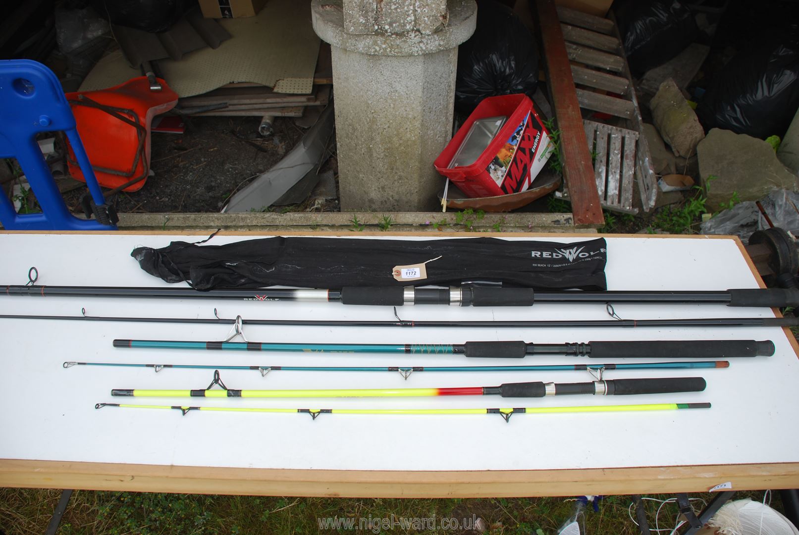 Three Sea Fishing Rods including 'Fladen Festival',