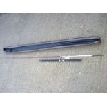 An 'Imax' 8' 6'' long two piece Boat Rod, in long zipped protective tube, in very good condition.