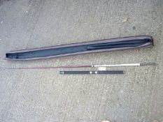 An 'Imax' 8' 6'' long two piece Boat Rod, in long zipped protective tube, in very good condition.