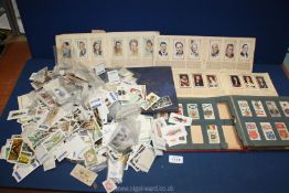 A quantity of Cigarette cards including three complete sets of John Players 'The Kings & Queens of
