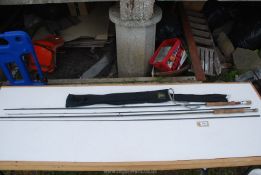 Two Daiwa Fly Fishing Rods including ''Whisker'' 10'6'' rod in cloth bag and ''Triforce -2'' 10'