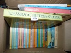 A quantity of children's books; Fairy Tales, Winnie The Pooh, etc.