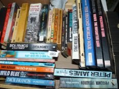 A box of military books to include; The Face of Battle by John Keegan,