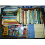 A quantity of children's books including; Enid Blyton, Lady Bird books, Thunderbird Annuals, etc.