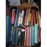 A box of books to include; Theophilus North, Hitler, Memoirs of a British Agent, etc.