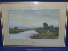 A framed and mounted Watercolour titled 'Arundel, Sussex', signed lower right Noel Smith,