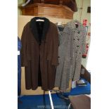 Three ladies knee length coats size M-L.