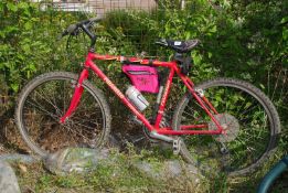 A Pinarello 10 speed .mountain bike.