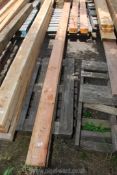 Two pieces of cedar 6" x 2" x 142" long.