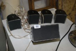 A set of Jamo speakers.