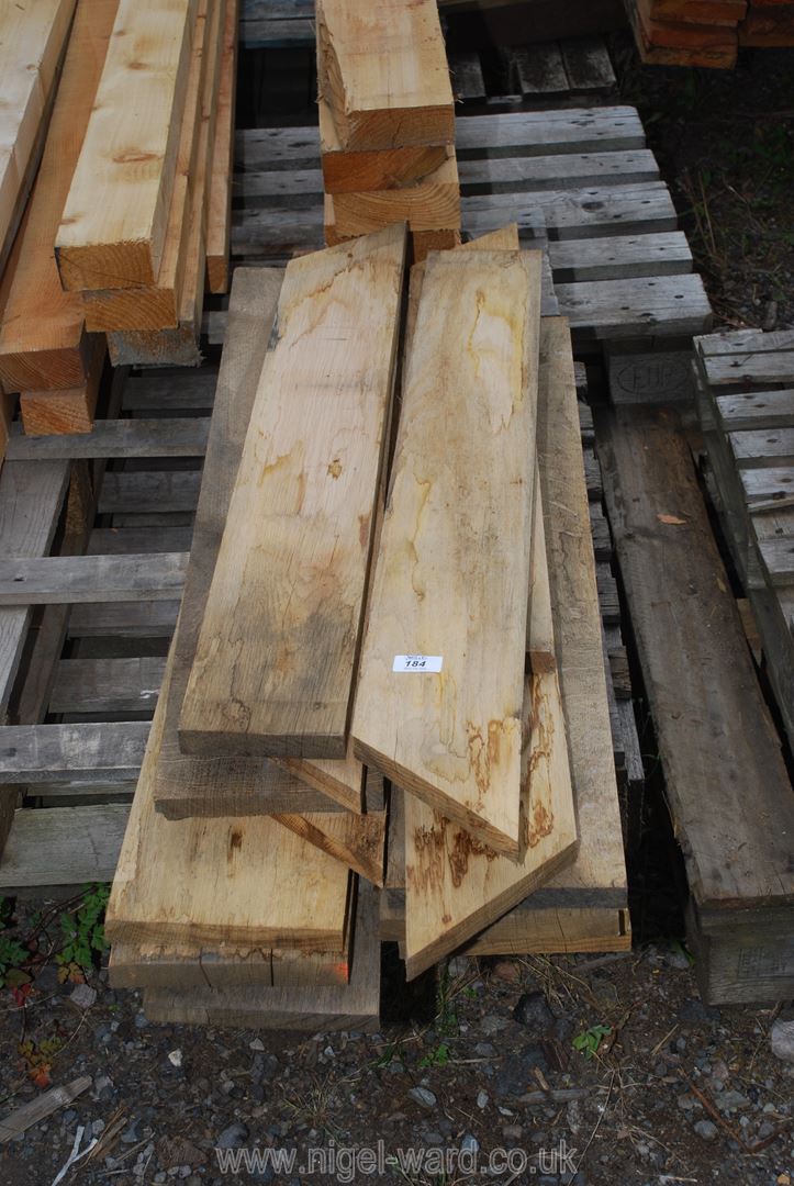 Oak boards 6" x 1" x 40" long.