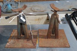 A pair of axle stands.