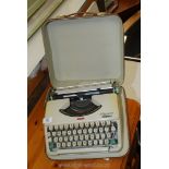 An Olympia Splendid 33 typewriter.