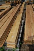 Six cedar boards 8" x 1 1/2" x 186" long.