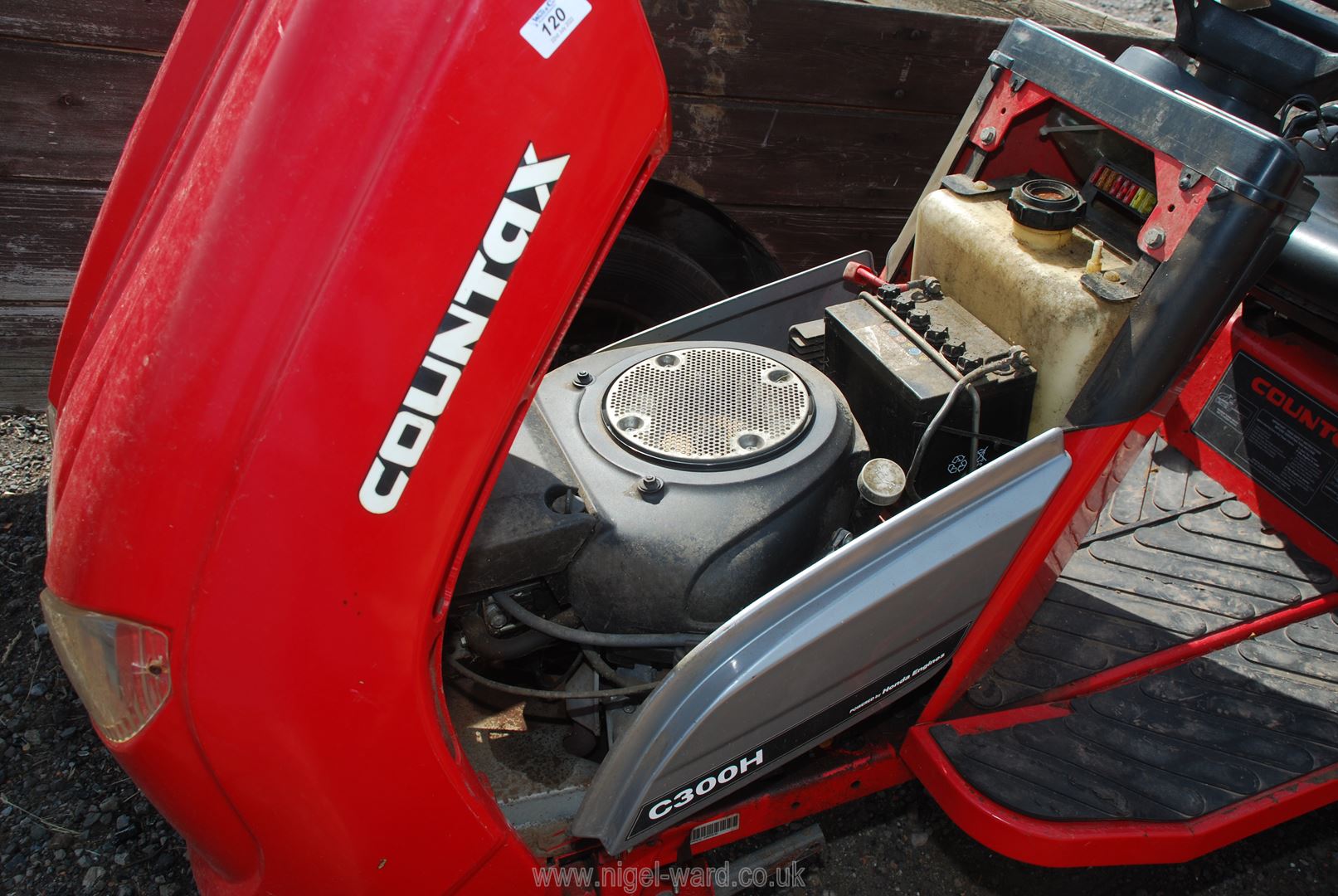 A 'Countax' ride-on tractor/mower (model no: C300H) with electric-start Honda V-twin engine, - Image 4 of 4
