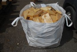 A bag of softwood blocks.
