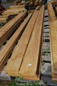 16 cedar boards 8" x 1" x 189" long.