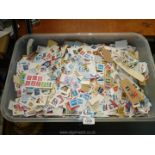 A large quantity of Great Britain on paper mixed stamps.