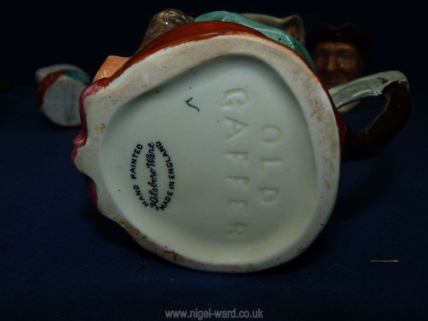 Five character jugs including Old Gaffer, Cardinal ( chip to rim), Cap'n Cuttle, - Image 3 of 3