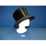 A Lincoln Bennett & Co black top Hat 'by Royal Warrant' written into the lining.