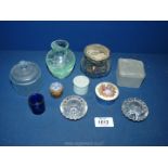 A quantity of small trinket pots, etc.