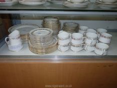 A large quantity of Paragon "Belinda" tea/dinnerware to include 12 dinner plates (10 1/2"),