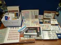 A box of Great Britain, Queen Elizabeth II stamps, NHM (unmounted mint) in stockbooks/stockcards (1,