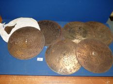 A quantity of Symphonium discs, all 11" diameter (18 in all).