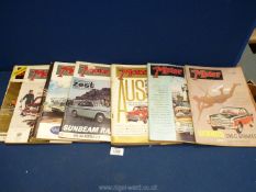 A small collection of 'The Motor' magazines from the 1960's.