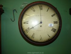 A domed face single-train gut-driven fusee movement Wall Clock by Cockburn, Richmond,